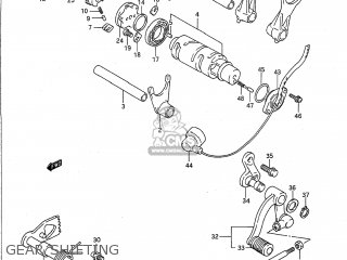 GEAR SHIFTING - VX800 1992 (N) USA (E03)