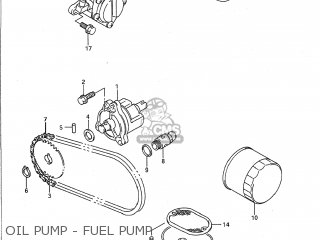 OIL PUMP - FUEL PUMP - VX800 1992 (N) USA (E03)