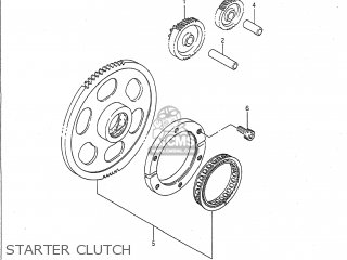 STARTER CLUTCH - VX800 1992 (N) USA (E03)