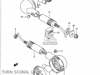 TURN SIGNAL LAMP - VX800 1992 (N) USA (E03)