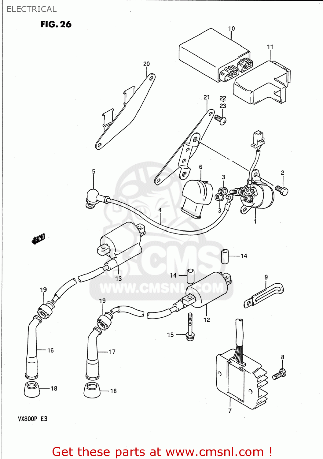 ELECTRICAL VX800 1993 (P) USA (E03)