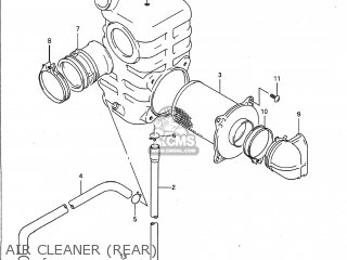 AIR CLEANER (REAR) - VX800 1993 (P) USA (E03)