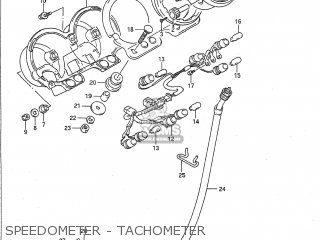 SPEEDOMETER - TACHOMETER - VX800 1993 (P) USA (E03)
