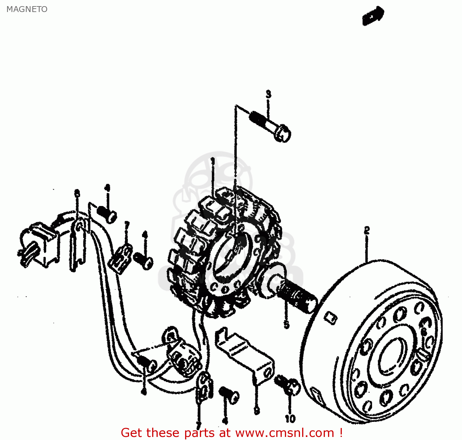 MAGNETO VX800 1996 (T) (E04 E18 E21 E22 E25)