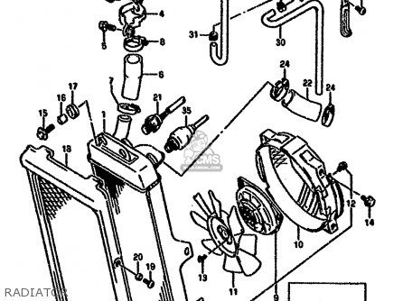 RADIATOR - VX800 1996 (T) (E04 E18 E21 E22 E25)