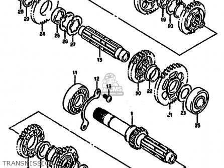 TRANSMISSION - VX800U 1990 (L) (E22)