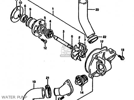 WATER PUMP - VX800U 1992 (N) (E22)