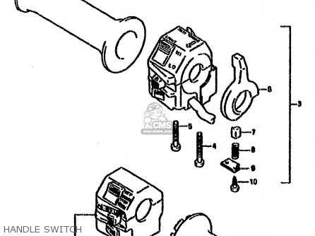 HANDLE SWITCH - VX800U 1993 (P) (E22)