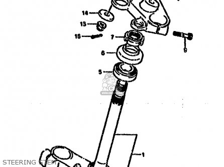 STEERING STEM - VX800U 1993 (P) (E22)