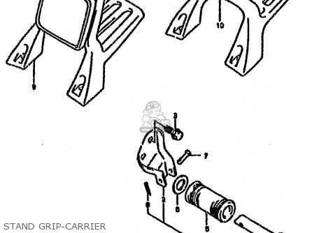 STAND GRIP-CARRIER - VX800U 1994 (R)