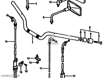 HANDLEBAR - VX800U 1994 (R)