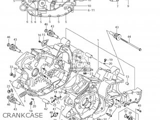 CRANKCASE - VZ1500 BOULEVARD M90 2009 (K9) USA CALIFORNIA (E03 E33)