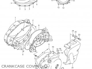 CRANKCASE COVER - VZ1500 BOULEVARD M90 2009 (K9) USA CALIFORNIA (E03 E33)