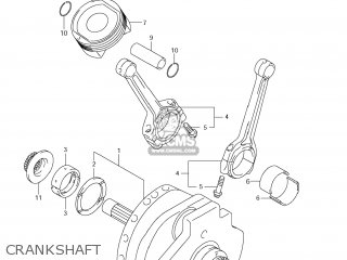 CRANKSHAFT - VZ1500 BOULEVARD M90 2009 (K9) USA CALIFORNIA (E03 E33)