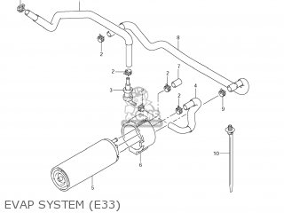EVAP SYSTEM (E33) - VZ1500 BOULEVARD M90 2009 (K9) USA CALIFORNIA (E03 E33)