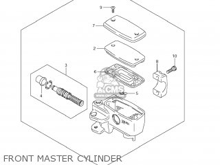 FRONT MASTER CYLINDER - VZ1500 BOULEVARD M90 2009 (K9) USA CALIFORNIA (E03 E33)