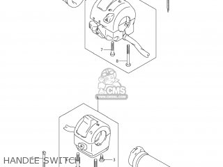 HANDLE SWITCH - VZ1500 BOULEVARD M90 2009 (K9) USA CALIFORNIA (E03 E33)