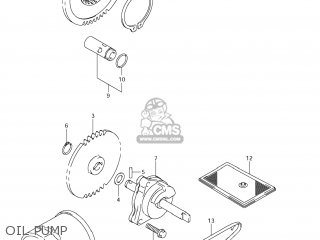 OIL PUMP - VZ1500 BOULEVARD M90 2009 (K9) USA CALIFORNIA (E03 E33)