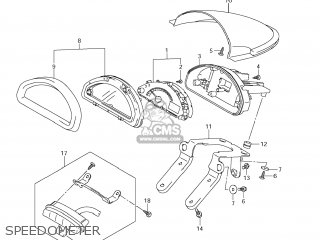 SPEEDOMETER - VZ1500 BOULEVARD M90 2009 (K9) USA CALIFORNIA (E03 E33)