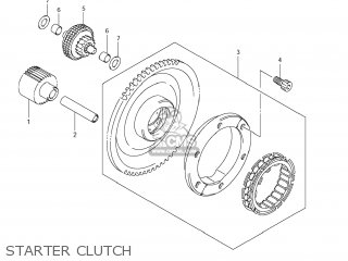 STARTER CLUTCH - VZ1500 BOULEVARD M90 2009 (K9) USA CALIFORNIA (E03 E33)