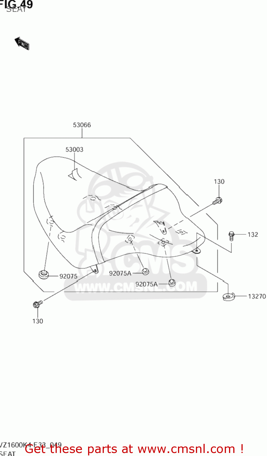 SEAT VZ1600 BOULEVARD M95 2005 (K5) CALIFORNIA (E33)