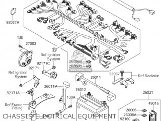 CHASSIS ELECTRICAL EQUIPMENT - VZ1600 BOULEVARD M95 2005 (K5) CALIFORNIA (E33)