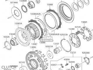 CLUTCH - VZ1600 BOULEVARD M95 2005 (K5) CALIFORNIA (E33)