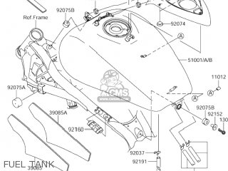FUEL TANK - VZ1600 BOULEVARD M95 2005 (K5) CALIFORNIA (E33)