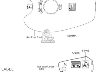 LABEL - VZ1600 BOULEVARD M95 2005 (K5) CALIFORNIA (E33)