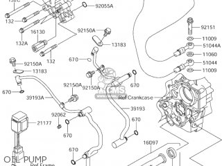 OIL PUMP - VZ1600 BOULEVARD M95 2005 (K5) CALIFORNIA (E33)