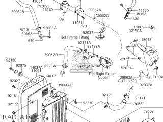 RADIATOR - VZ1600 BOULEVARD M95 2005 (K5) CALIFORNIA (E33)