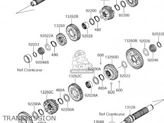 TRANSMISSION - VZ1600 BOULEVARD M95 2005 (K5) CALIFORNIA (E33)