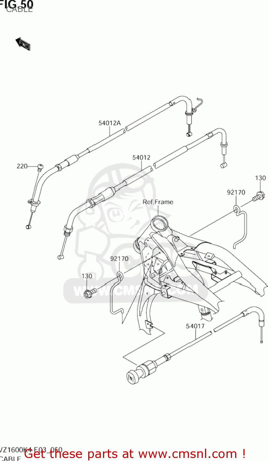 CABLE VZ1600 BOULEVARD M95 2005 (K5) USA (E03)