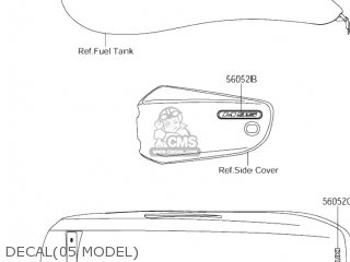 DECAL(05 MODEL) - VZ1600 BOULEVARD M95 2005 (K5) USA (E03)