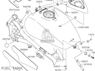 FUEL TANK - VZ1600 BOULEVARD M95 2005 (K5) USA (E03)