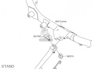 STAND - VZ1600 BOULEVARD M95 2005 (K5) USA (E03)
