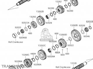 TRANSMISSION - VZ1600 BOULEVARD M95 2005 (K5) USA (E03)