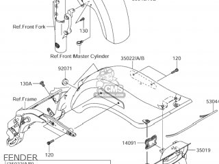 FENDER - VZ1600 MARAUDER 2004 (K4) USA CALIFORNIA (E03 E33)