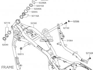 FRAME - VZ1600 MARAUDER 2004 (K4) USA CALIFORNIA (E03 E33)
