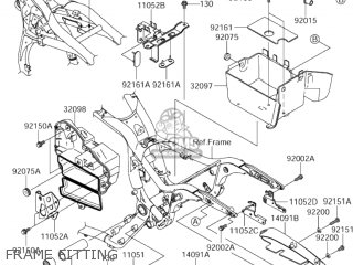 FRAME FITTING - VZ1600 MARAUDER 2004 (K4) USA CALIFORNIA (E03 E33)