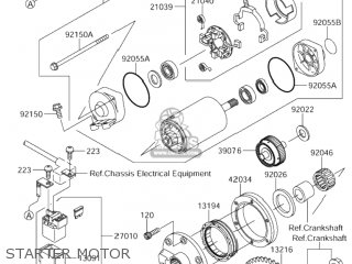 STARTER MOTOR - VZ1600 MARAUDER 2004 (K4) USA CALIFORNIA (E03 E33)