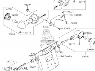 TURN SIGNAL - VZ1600 MARAUDER 2004 (K4) USA CALIFORNIA (E03 E33)