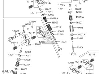 VALVE - VZ1600 MARAUDER 2004 (K4) USA CALIFORNIA (E03 E33)