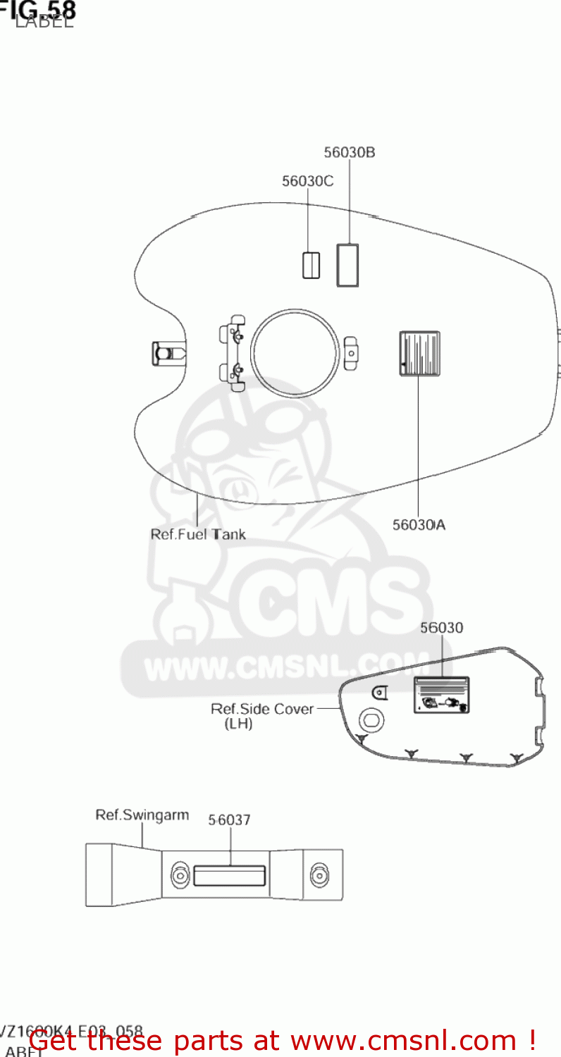 LABEL VZ1600 MARAUDER 2004 (K4) USA (E03)