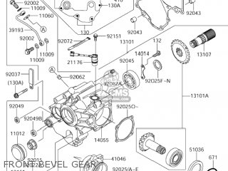 FRONT BEVEL GEAR - VZ1600 MARAUDER 2004 (K4) USA (E03)