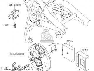 FUEL INJECTION - VZ1600 MARAUDER 2004 (K4) USA (E03)