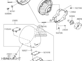 HEADLIGHT - VZ1600 MARAUDER 2004 (K4) USA (E03)