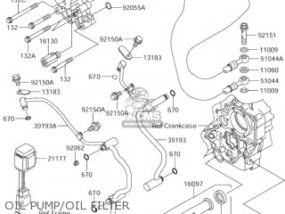 OIL PUMP/OIL FILTER - VZ1600 MARAUDER 2004 (K4) USA (E03)