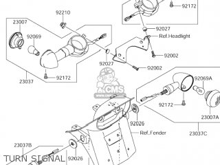 TURN SIGNAL - VZ1600 MARAUDER 2004 (K4) USA (E03)