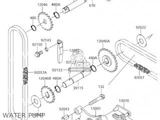 WATER PUMP - VZ1600 MARAUDER 2004 (K4) USA (E03)